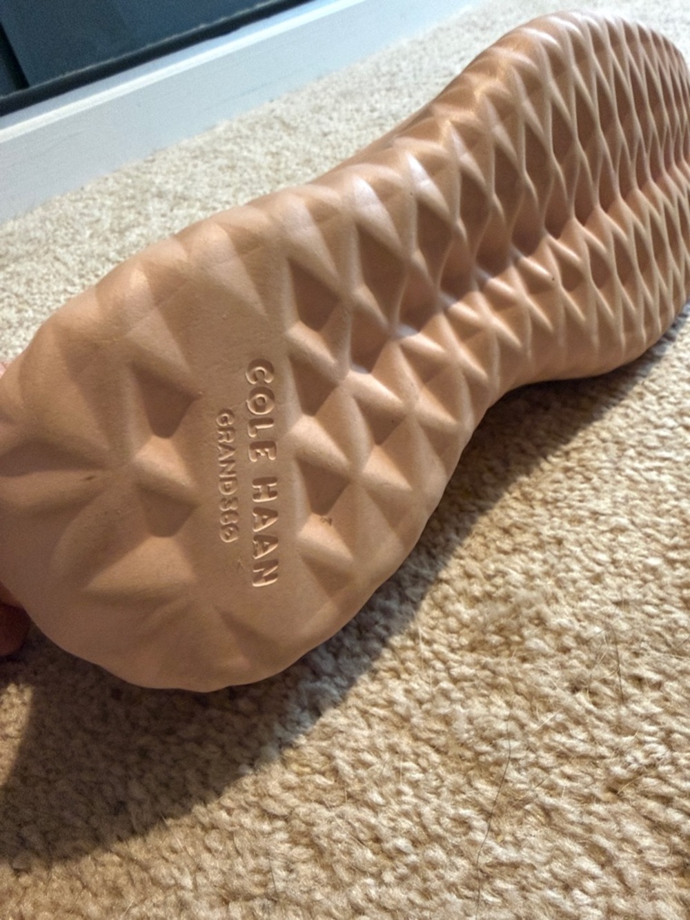Cole Haan Women's Cream and Pink Zerogrand Platform Sneakers - Picture 7 of 7